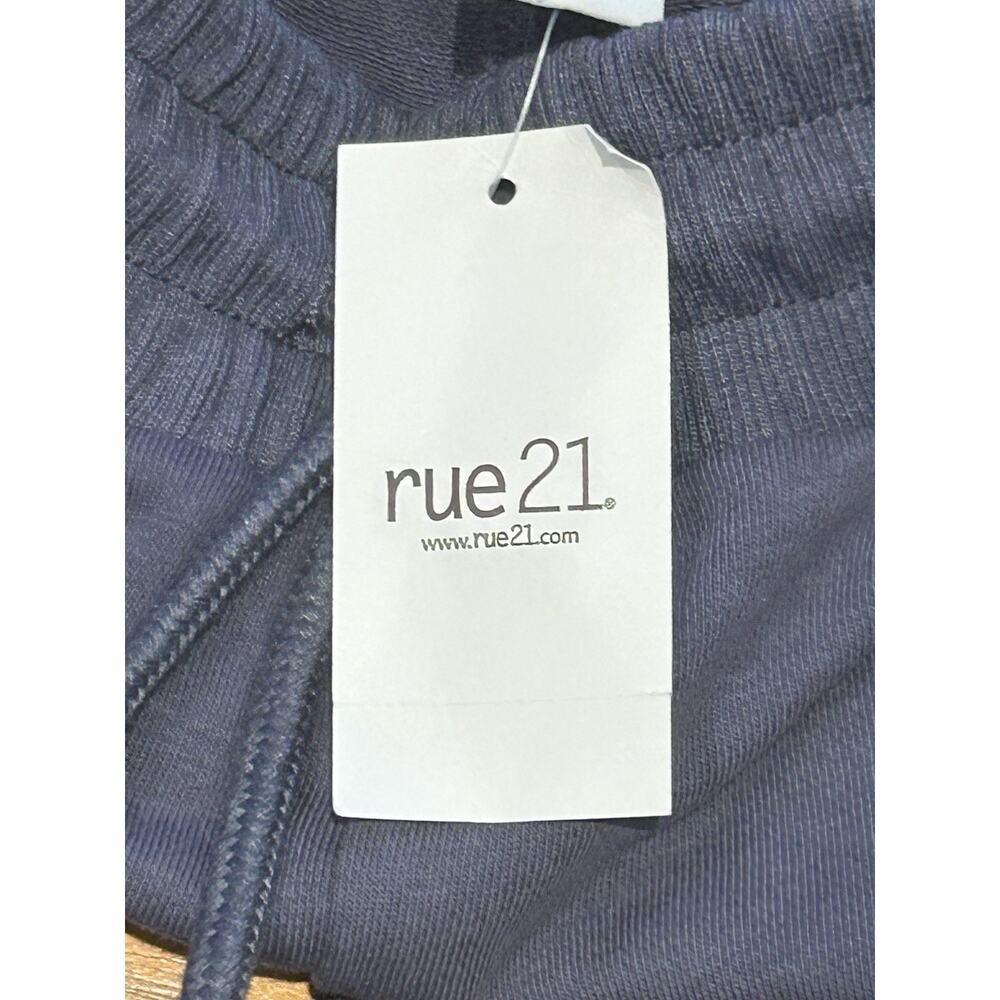 NWT Rue21 Navy Blue Flared Sweatpants Junior's size XS - Picture 7 of 7